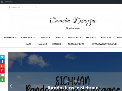 Camélia Exsangue - Blog de voyages