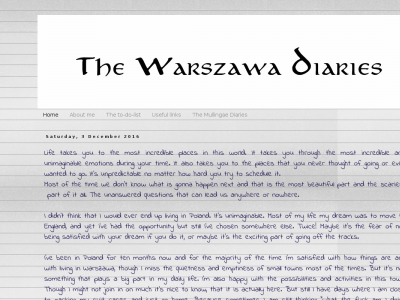 The Warszawa Diaries