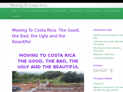 Moving To Costa Rica