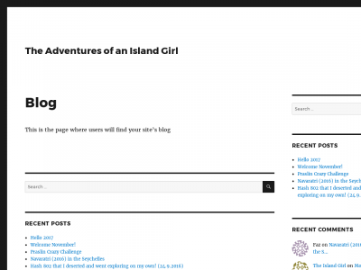 The Adventures of an Island Girl