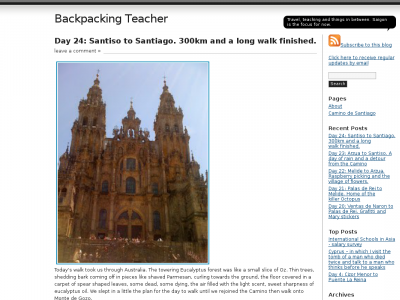 Backpacking Teacher