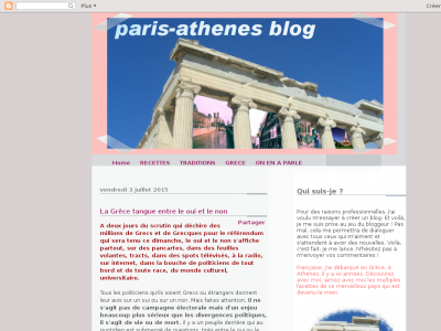 Paris-Athenes Blog