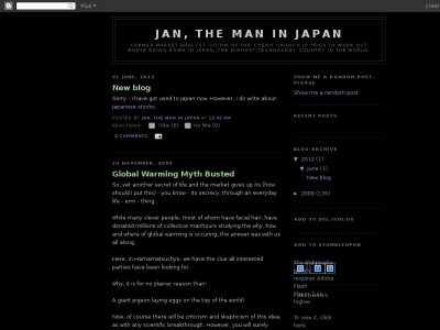 Jan, the man in Japan