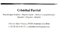 Psychologue Psychanalyste Cristobal Farriol