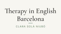Therapy in English Barcelona