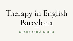 Therapy in English Barcelona