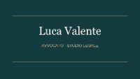 Studio Legale Luca Valente