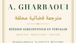 Beëdigd gerechtstolk en vertaler A. Gharbaoui