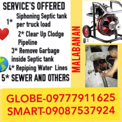 Malabanan siphoning declogging