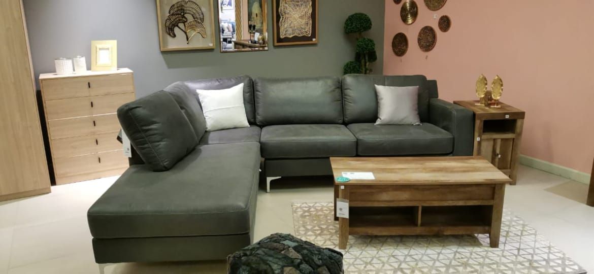 Sofa L Shaped Ashley, furniture Riyadh in Saudi Arabia