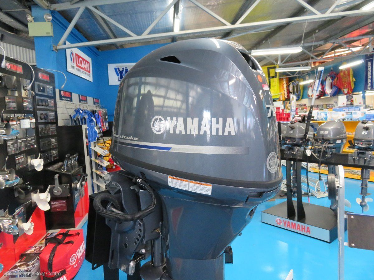 Genuino difícil lantano Motor fuera de borda Yamaha 70HP de 4 tiempos usado, venta barcos Placid  Lakes en los Estados Unidos