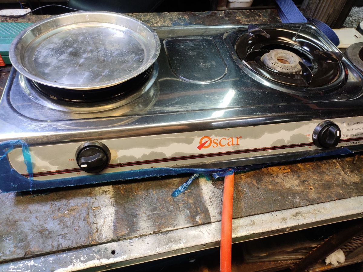 Oscar 2 Burner Gas Stove only 1 week used, new and used items for