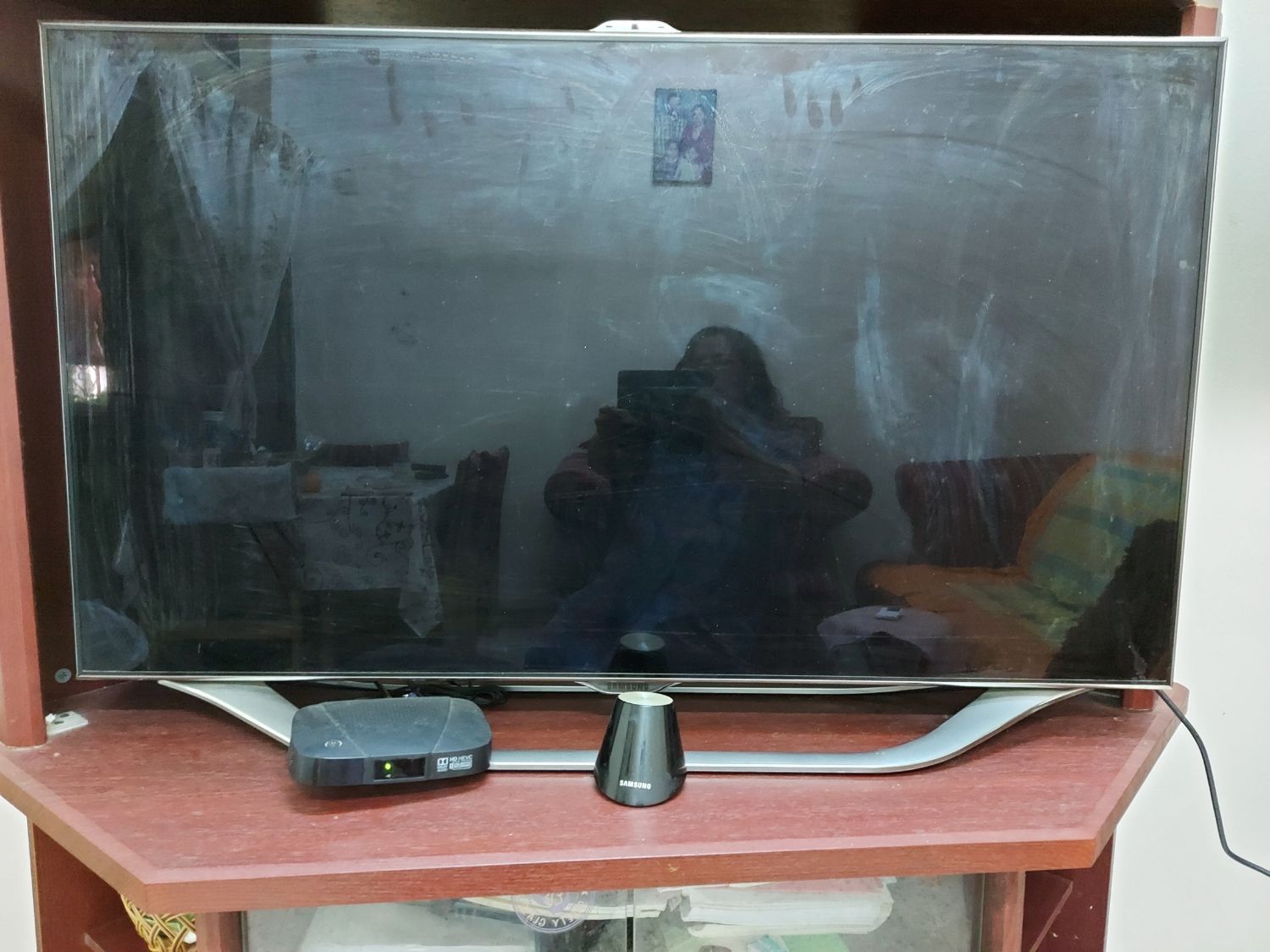 SAMSUNG 46 INCH USED TV, tv, hifi, camera Al WÄ dÄ« al KabÄ«r in Oman