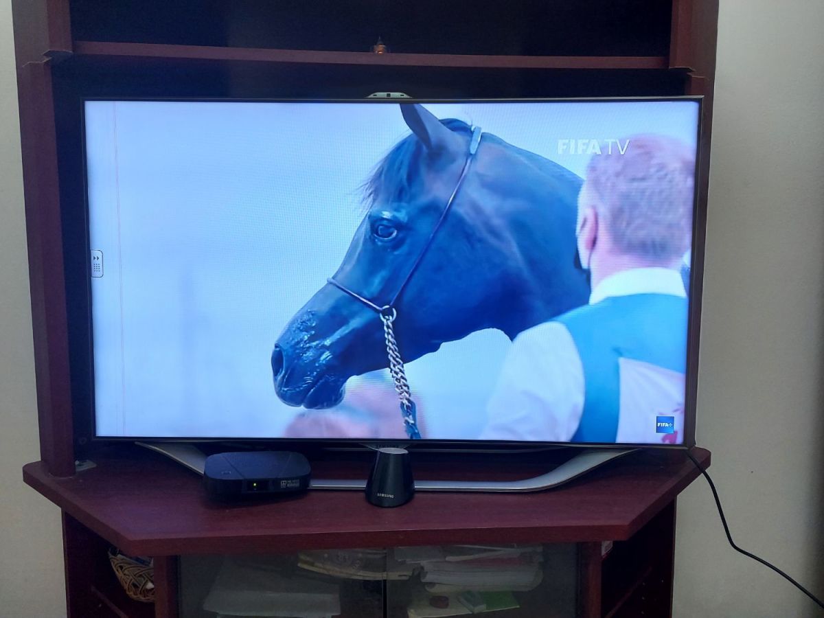 SAMSUNG 46 INCH USED TV, tv, hifi, camera Al WÄ dÄ« al KabÄ«r in Oman