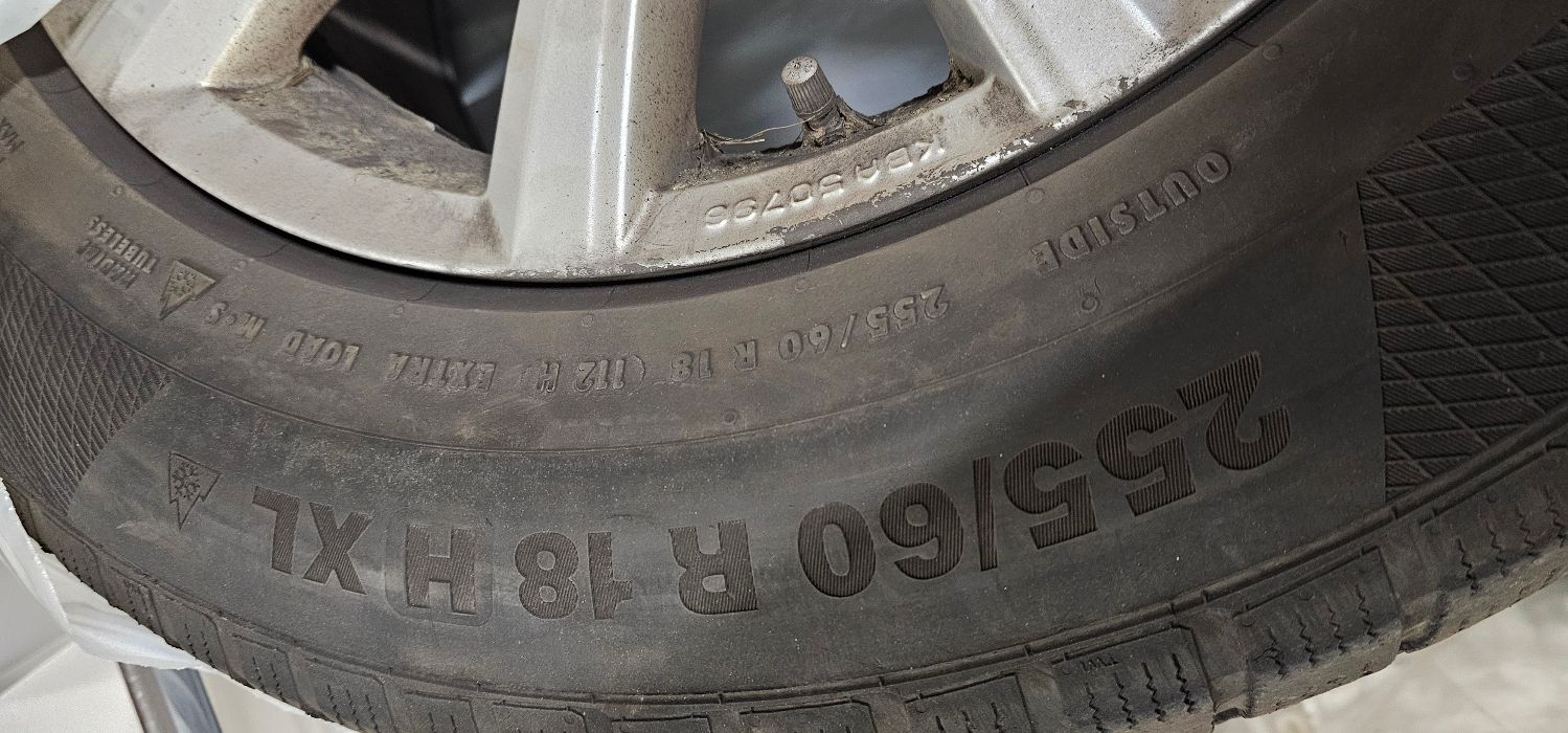 4 Car Tires Continental WinterContact TS 850 P 255/60 R18 112 H XL