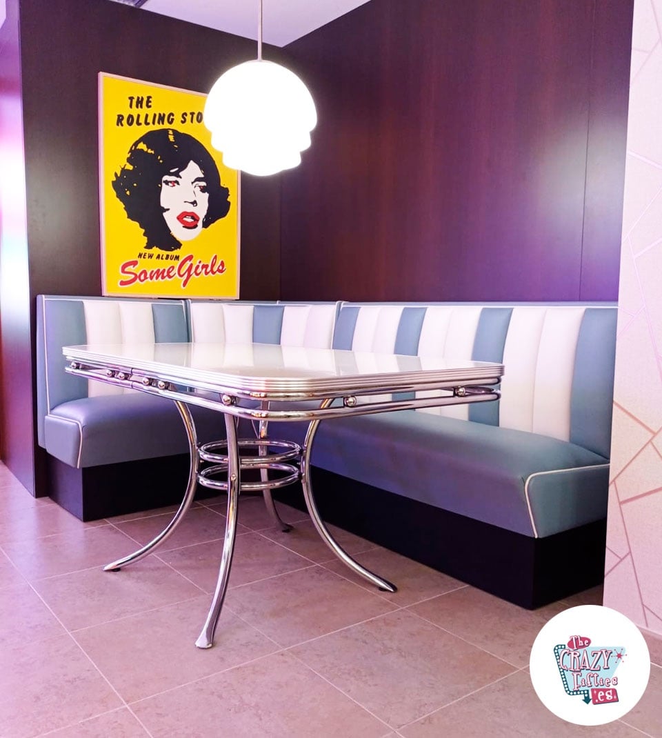 Venda de 1 conjunto de canto retro americano 210x130cm