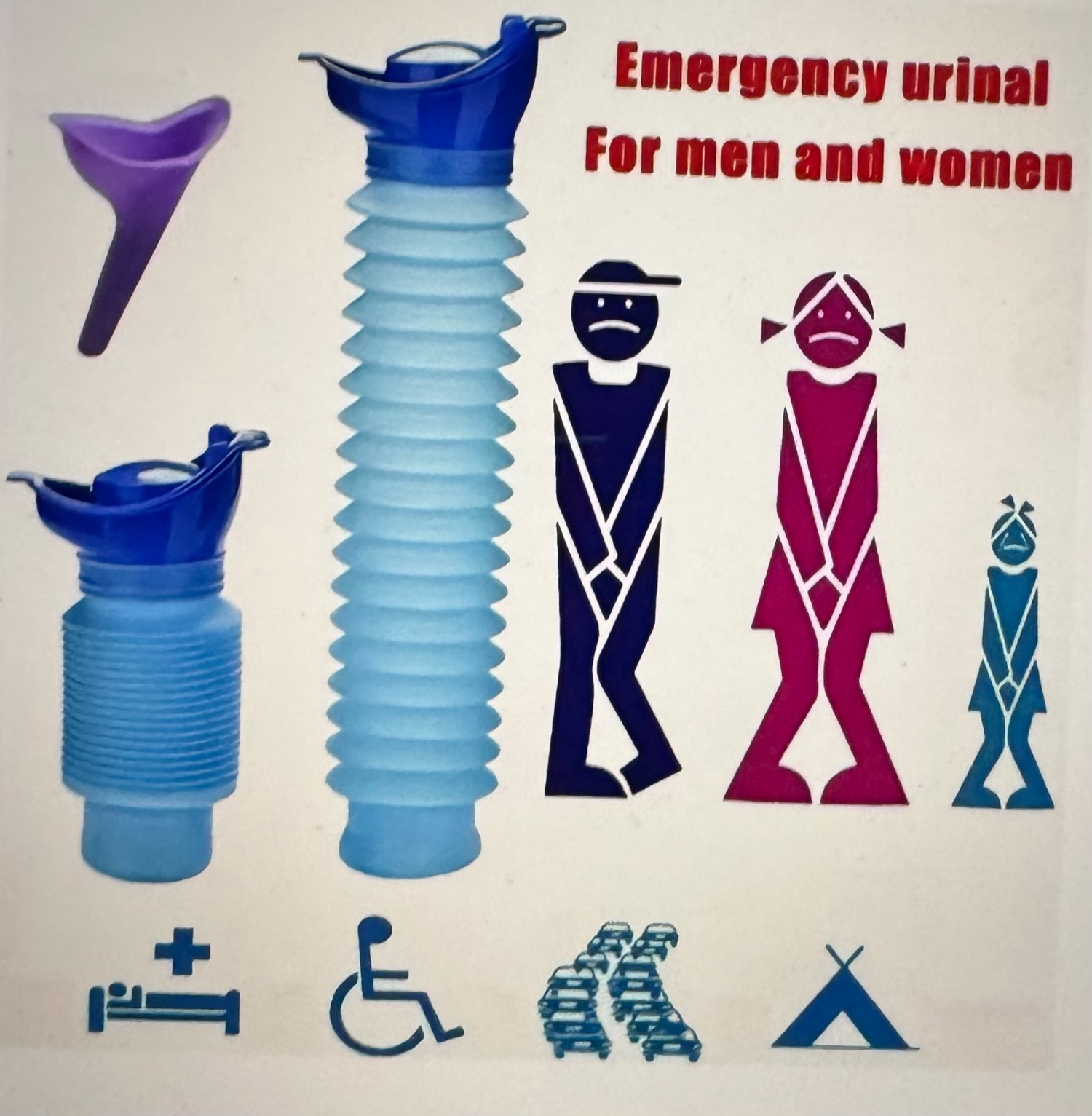 Travel urine portable