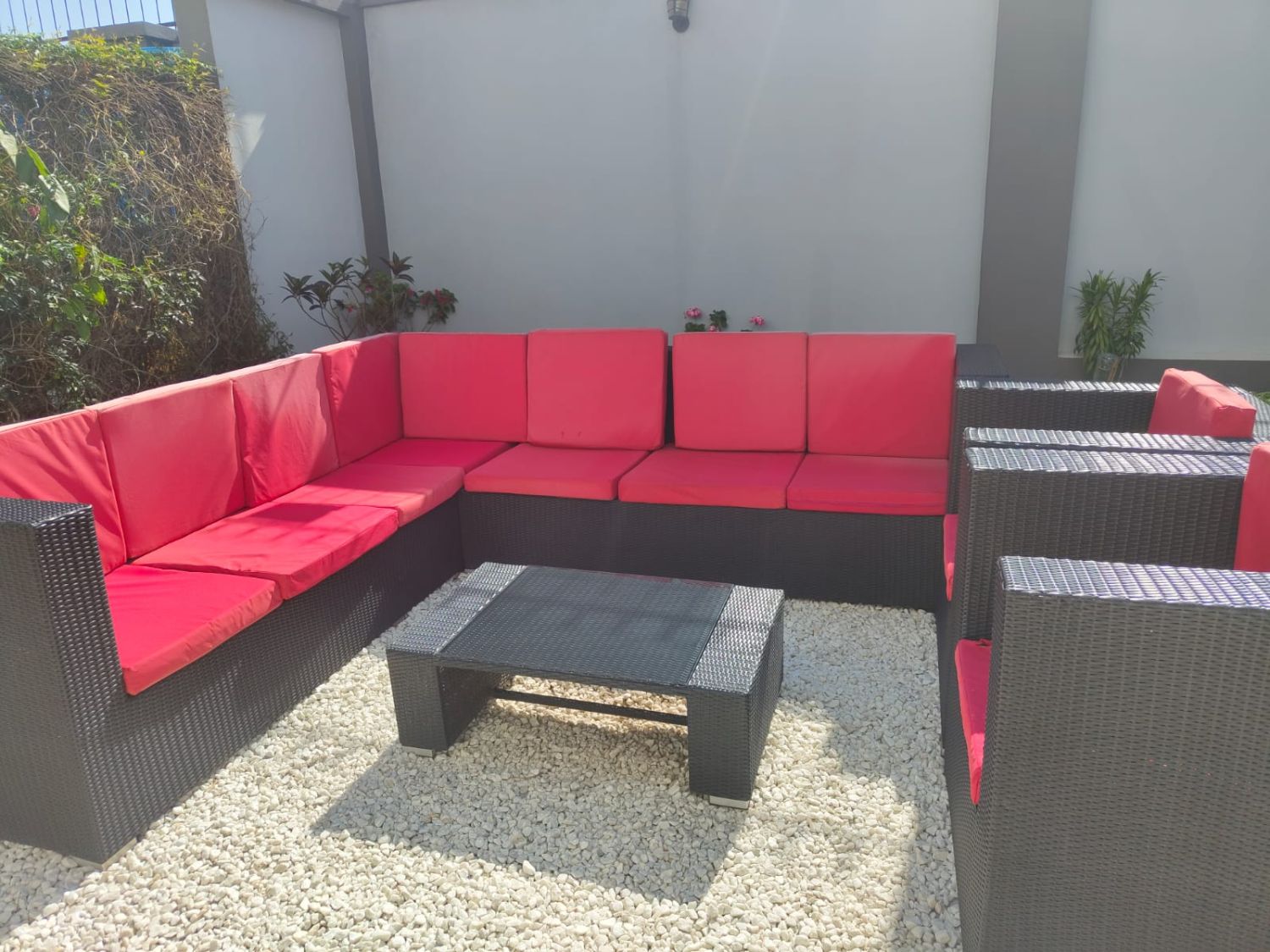 Vends grand salon de jardin 