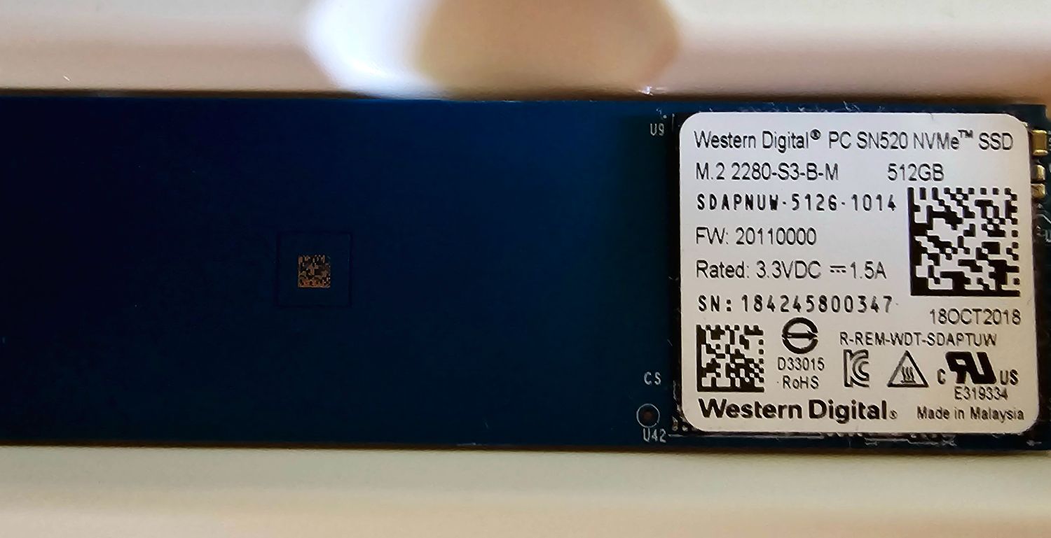 Vends disque dur SSD-M 500