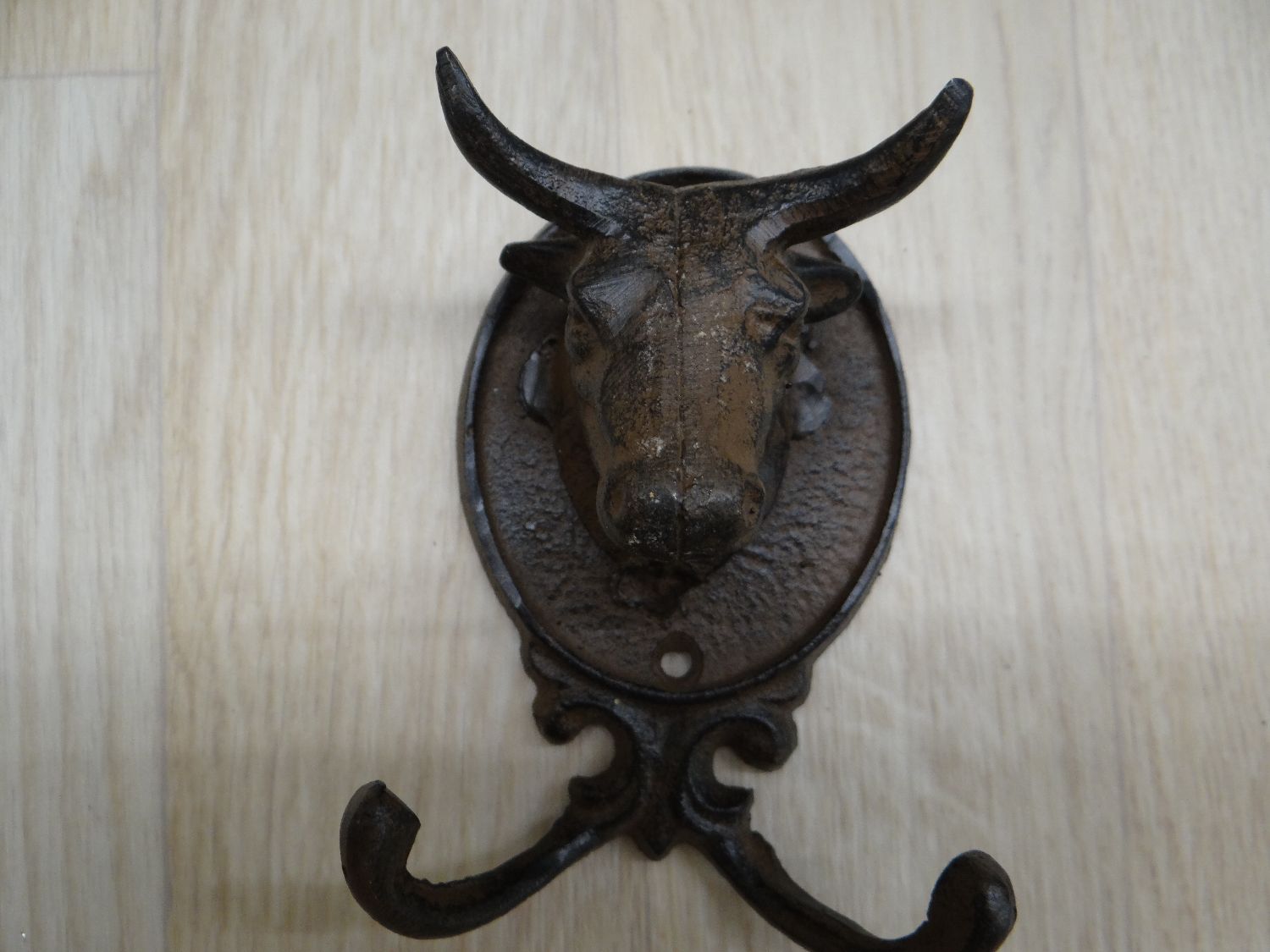 Porte Manteau Fonte Tete De Vache