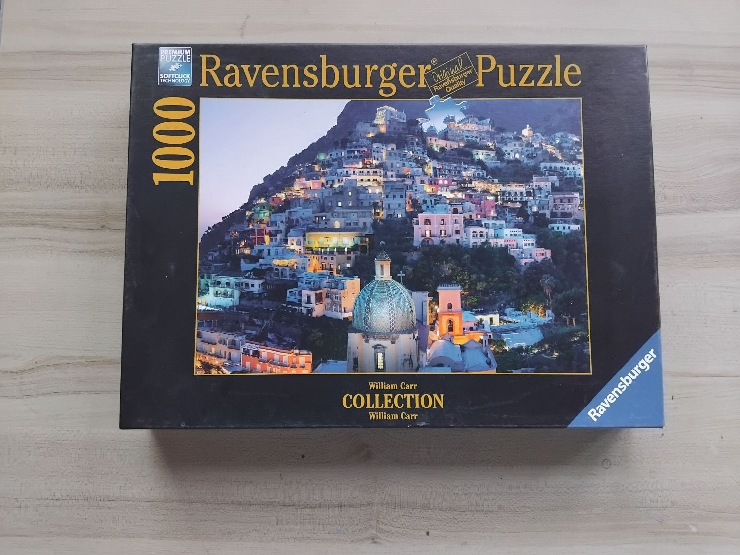 Various 1,000 piece jigsaw puzzles