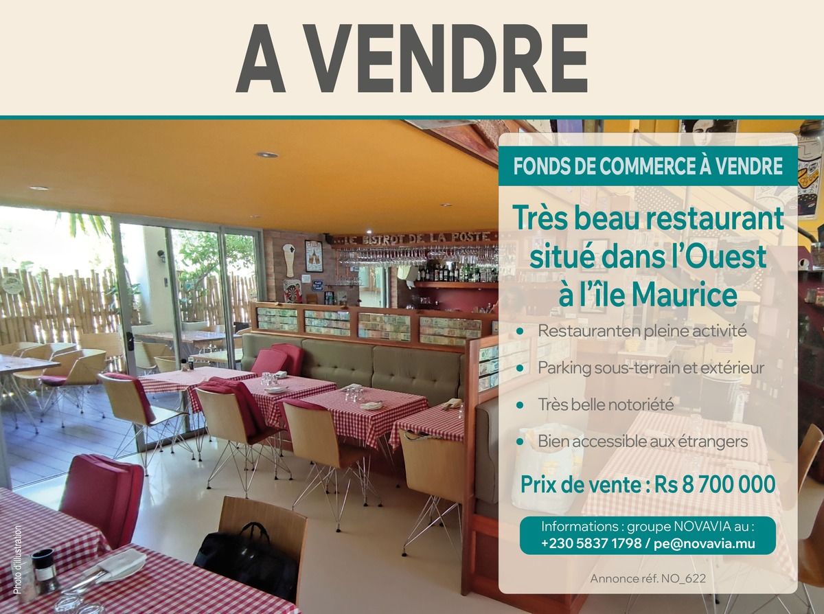 À VENDRE - Fonds de Commerce | Restaurant style bistrot | La Preneuse