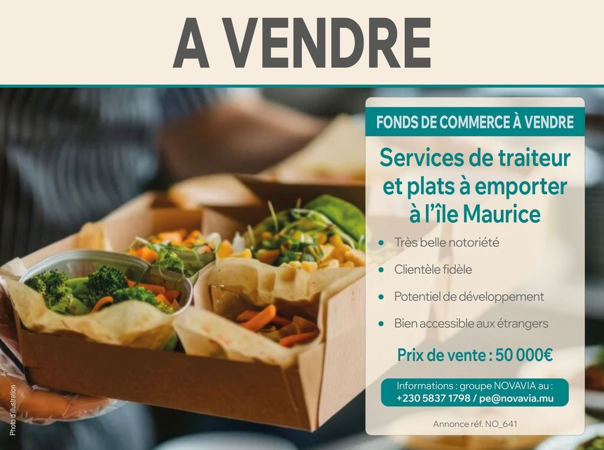 À VENDRE - Fonds de Commerce | Services de traiteur | Grand Baie