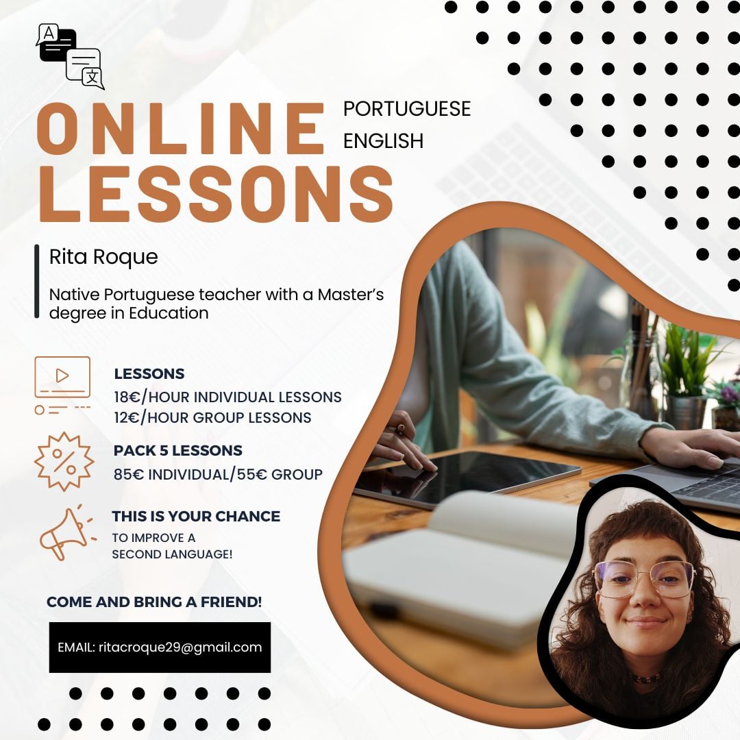 Online Lessons - Portuguese and English