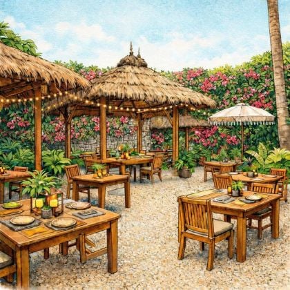 OPPORTUNITÀ RARA - ATTIVITÀ DI RISTORANTE E BAR IN VENDITA CON UN MAGNIFICO GIARDINO