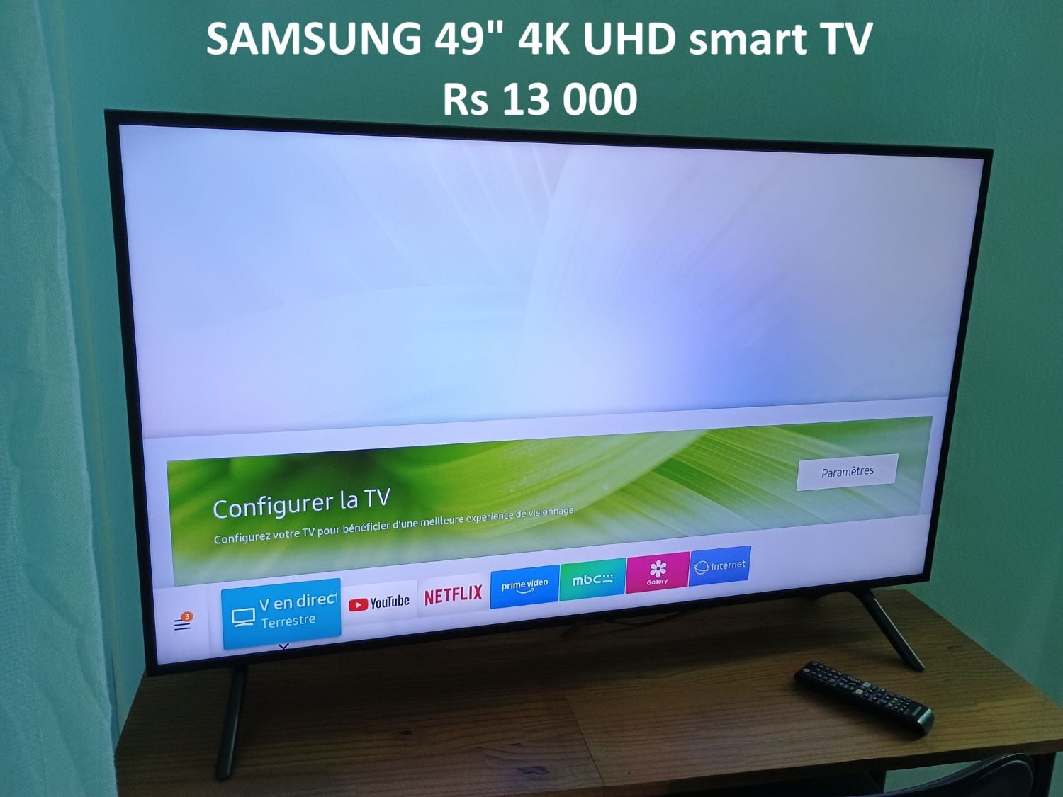  SAMSUNG 4K UHD SMART TV 49''
