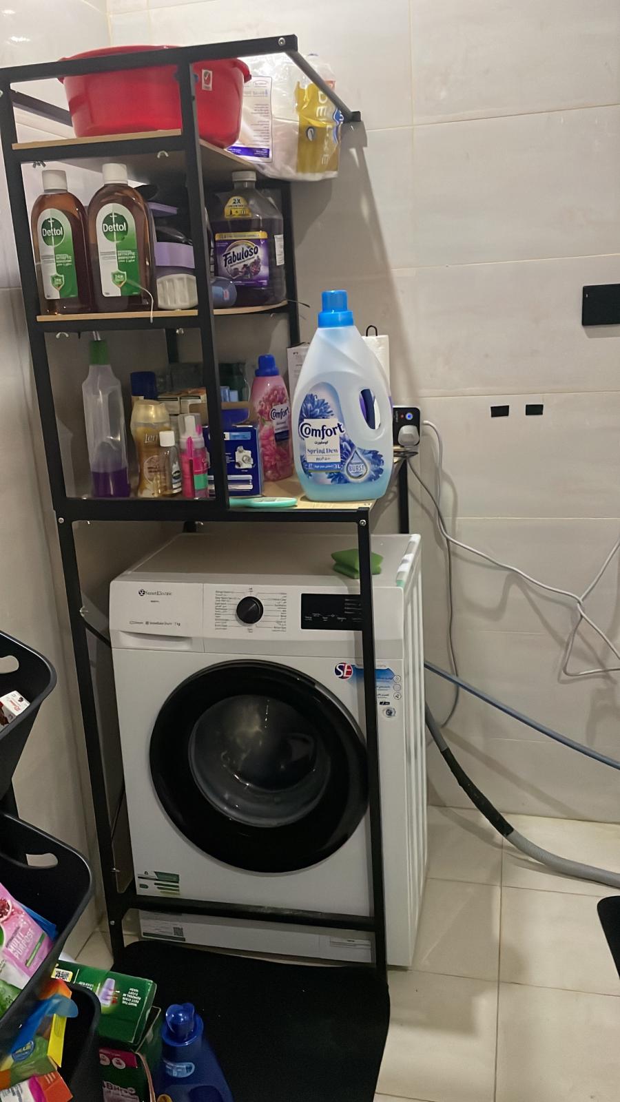 Over washing machine storage unit 