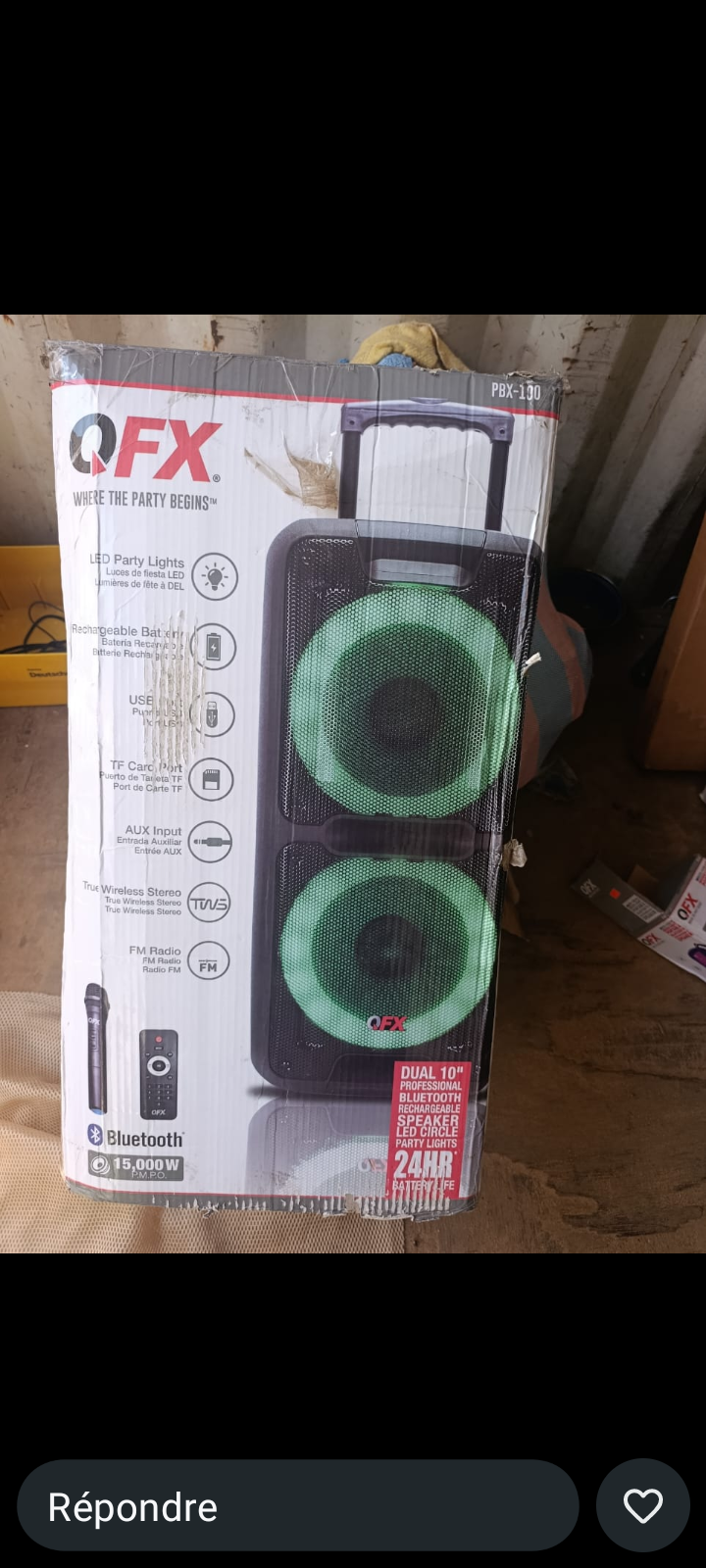 Enceinte bluetooth festive