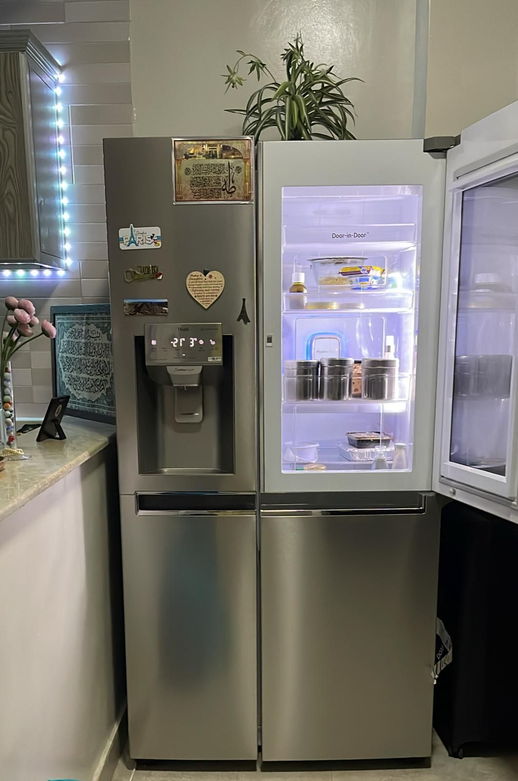 LG insta view door in door refrigerator