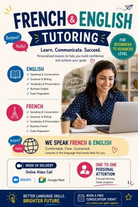 LEZIONI DI LINGUA FRANCESE E INGLESE