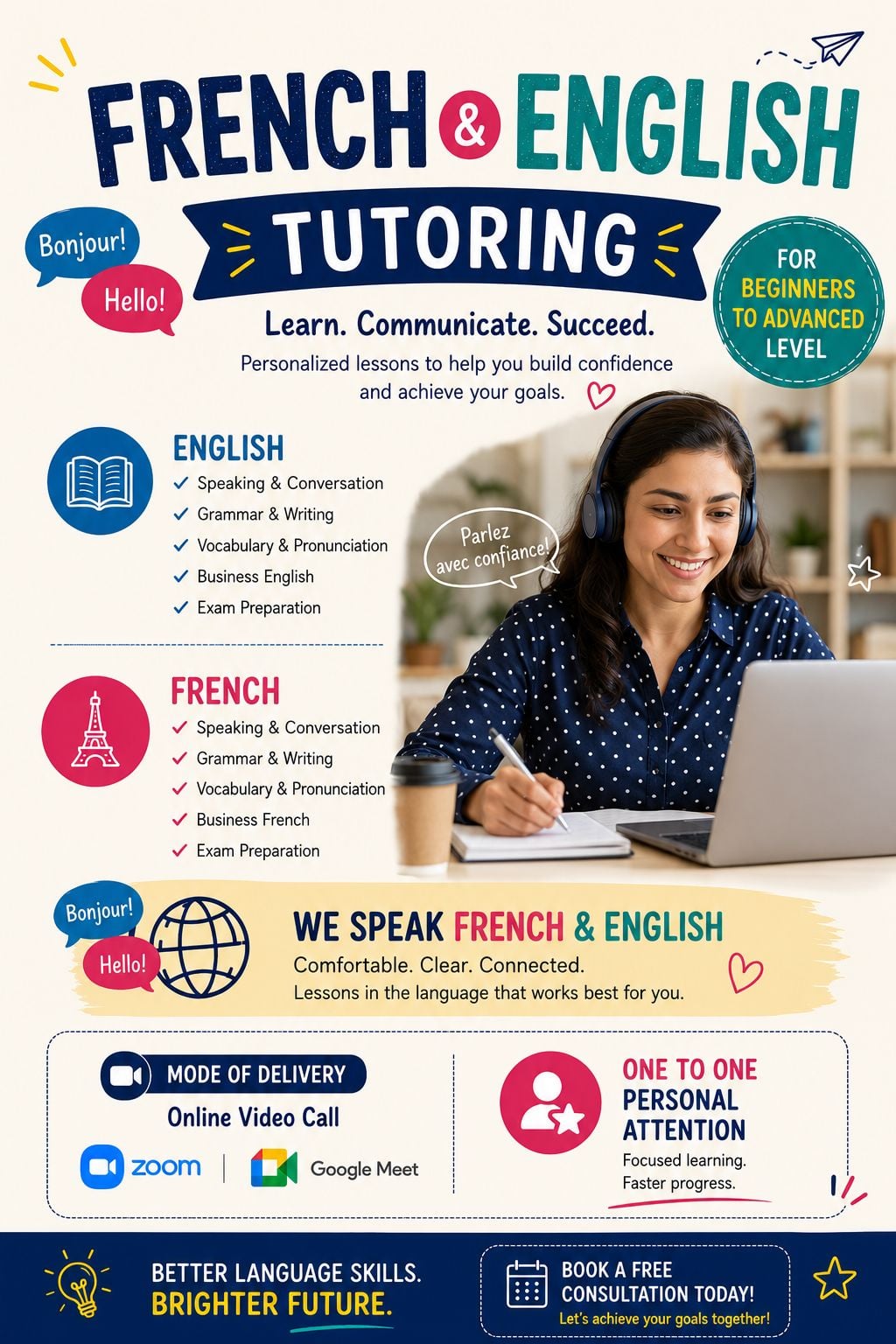 LEZIONI DI LINGUA FRANCESE E INGLESE