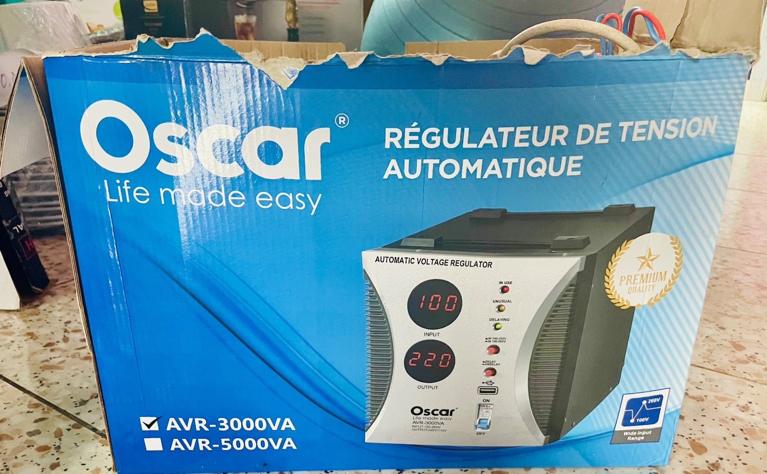 Régulateur de tension marque Oscar