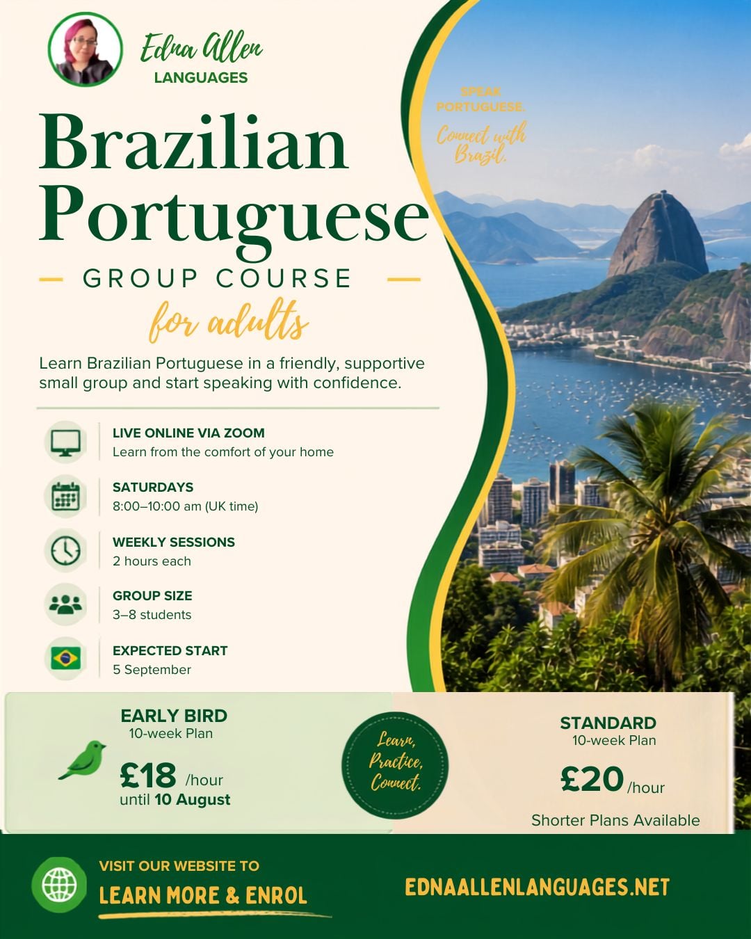 Brazilian Portuguese Group Course Online