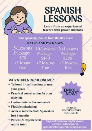 Spanish Lessons Online: Start speaking Spanish from the first class!