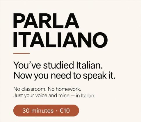 Speak Italian with an Italian – Real Conversation Online