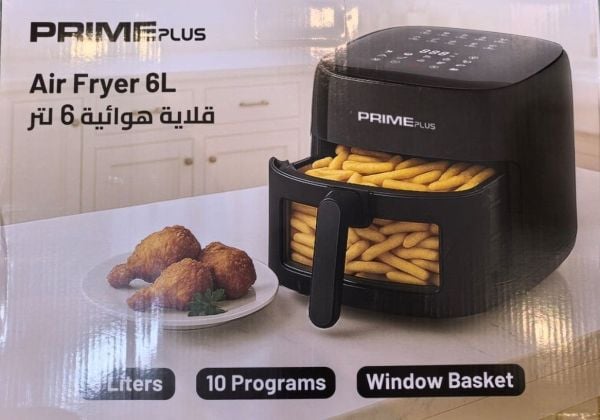 PRIME PLUS Digital Air Fryer 6L (قلاية هوائية برايم بلص 6 لتر)