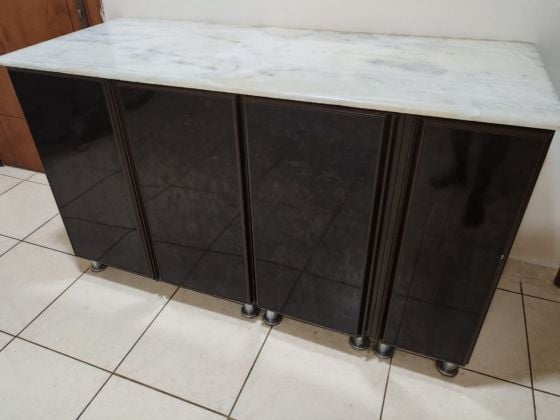 Used Kitchen Cabinet With Marble Top