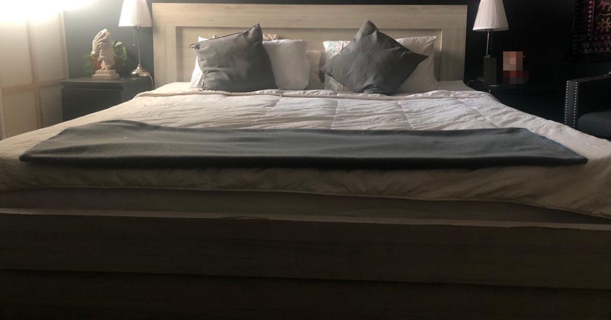 California king sized bed and mattress , furniture Riyadh in Saudi Arabia