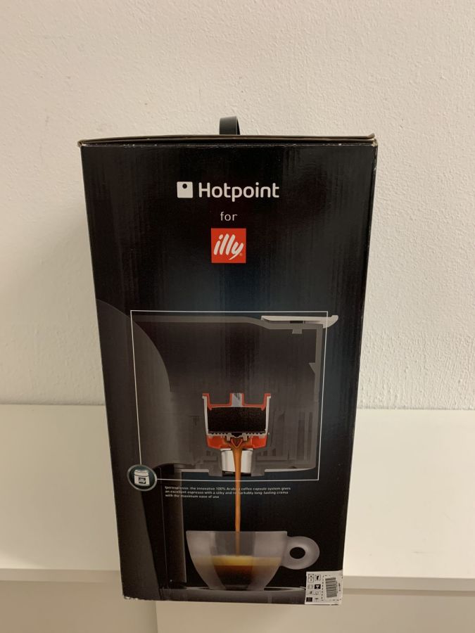 Máquina de café / expreso hotpoint for illy brand new