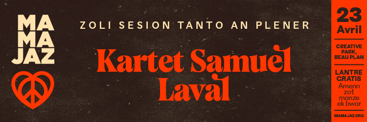 CONCERTS MAMA JAZ | SWEET AFTERNOON OPEN AIR SETS | Samuel Laval Quartet