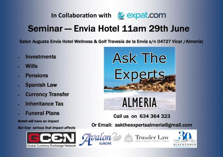 Ask the Experts in Almeria - Seminar Envia Hotal