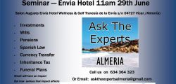 Ask the Experts in Almeria - Seminar Envia Hotal