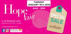 The Hope Fair, Special Sale!