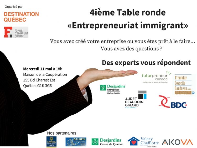 Table Ronde Entrepreneuriat Immigrant