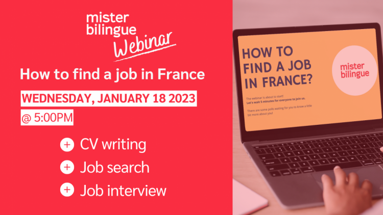 Webinar: How to find a job in France?