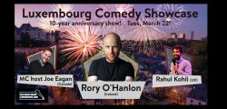 10-year anniversary special edition of Luxembourg Comedy Showcase 